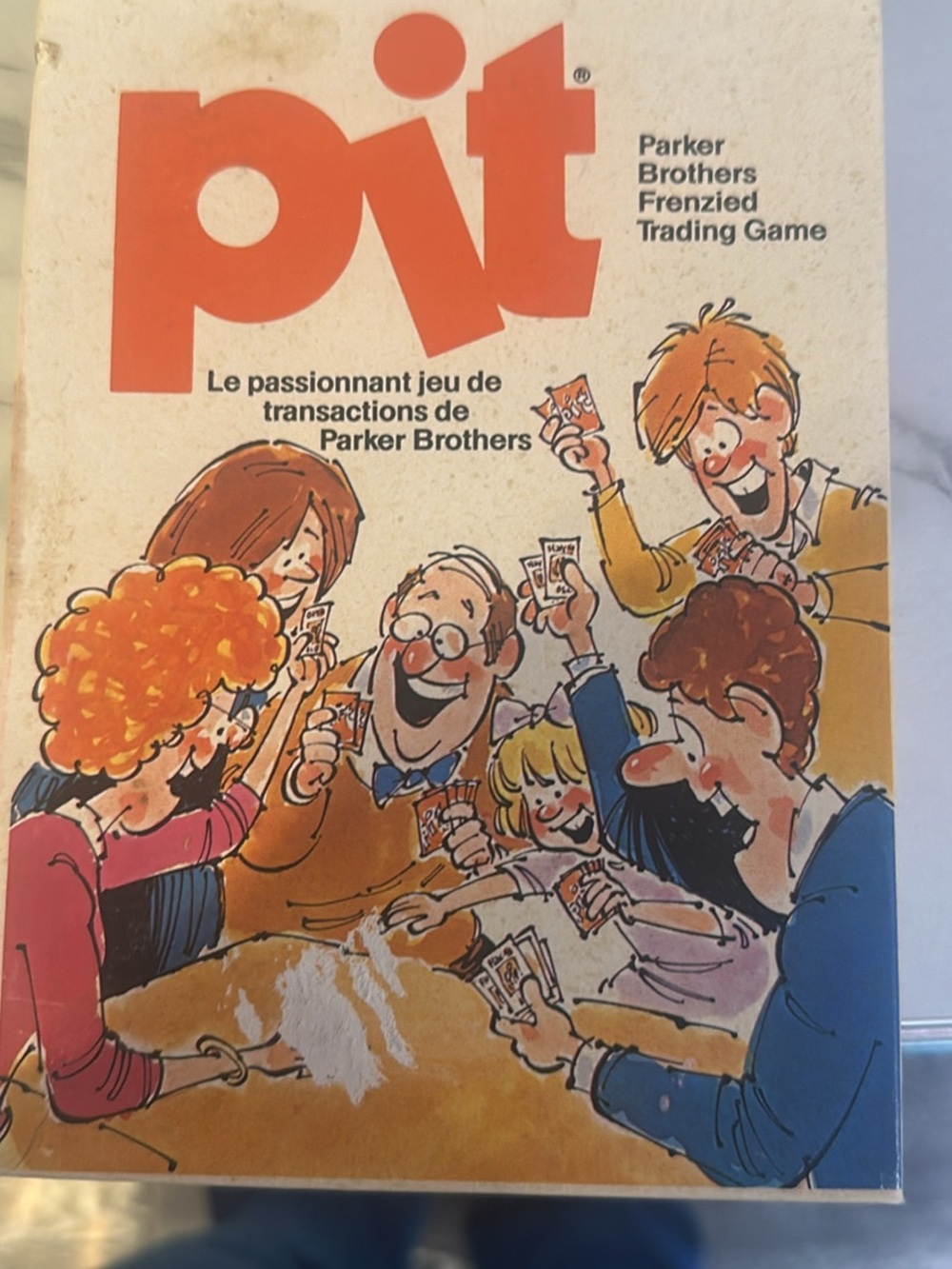 Parker Brothers PIT Trading Card Game - Orange